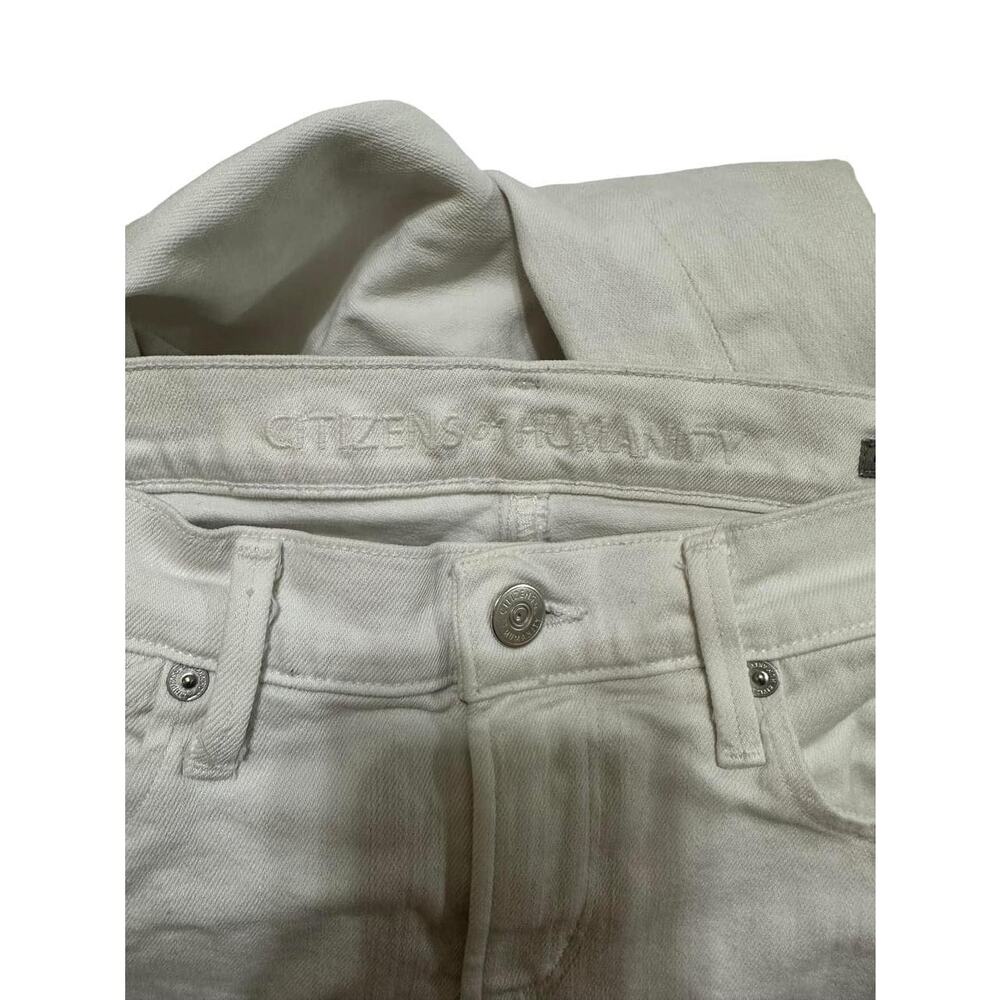 Citizens of Humanity‎ Women's White 25 Avedon Skinny Low Rise Jeans - Picture 5 of 9
